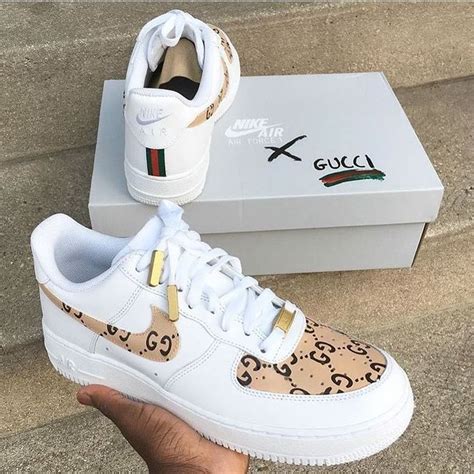 Nike Air Force 1 “Gucci custom” FOLLOW: @sneaker_nett...-#* | Outfit shoes, Gucci shoes sneakers ...