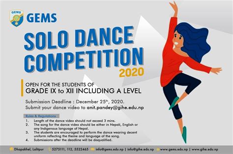 "SOLO DANCE... - GEMS Institute of Higher Education