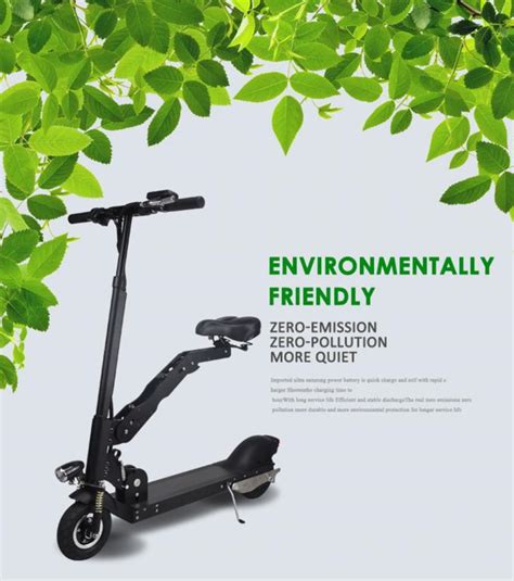 Portable Folding Electric Scooter For Adult / Folding Seat Motorized Electric Scooter