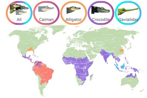 American Alligator Habitat Map