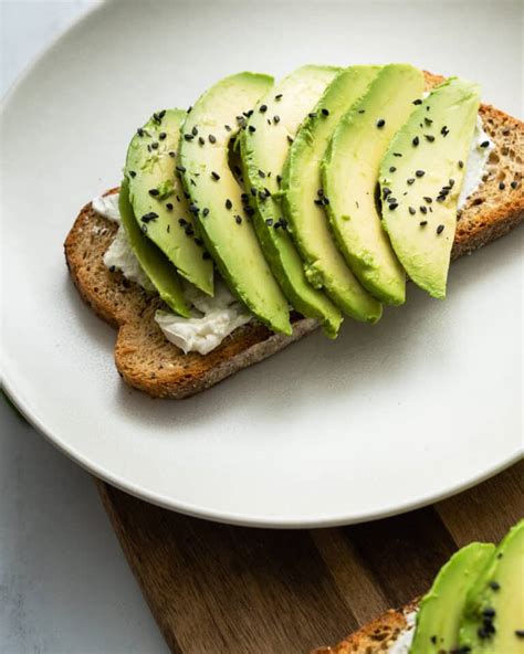 Avocado Cream Cheese Toast | Golden Truffle