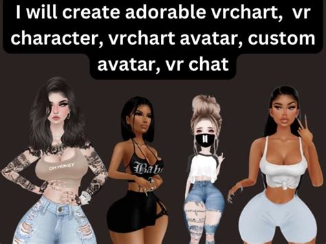 Vrchart, vr character, vrchart avatar, custom avatar, game vr chat by Vrcpro | Fiverr