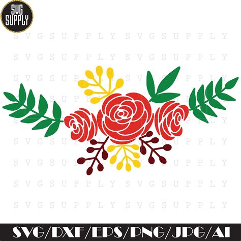 Flowers Stickers Svg