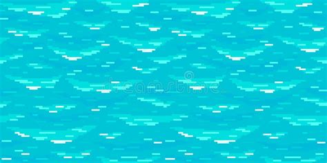 Water Pixel Art Background