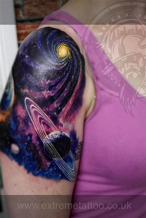 Pin by Ray Taylor on Tattoo Ideas for The Missus | Galaxy tattoo sleeve, Space tattoo, Galaxy tattoo