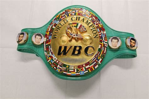 WBC World Boxing Championship Title Belt | World boxing, Wbc, Boxing champions