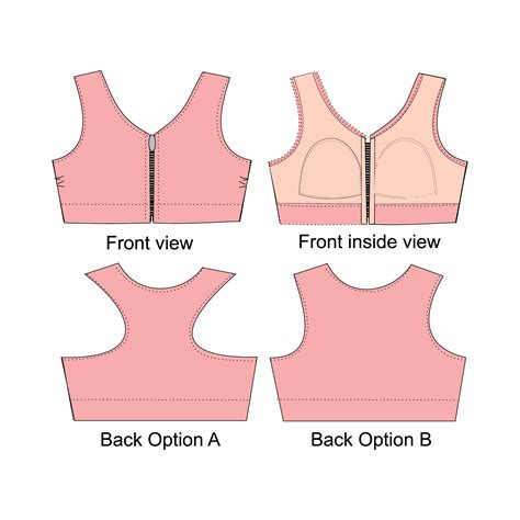 Free Bra Sewing Pattern This Video Share The Full Process Of How To Create A Bra Pattern With My ...