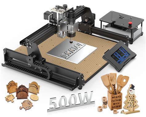 500W CNC Router Machine, MYSWEETY 4540 CNC Wood Router 3 Axis Metal Milling Machine for ...