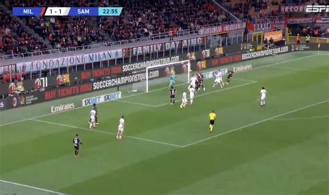 Watch: Giroud heads Milan back in front, then scores again from the spot