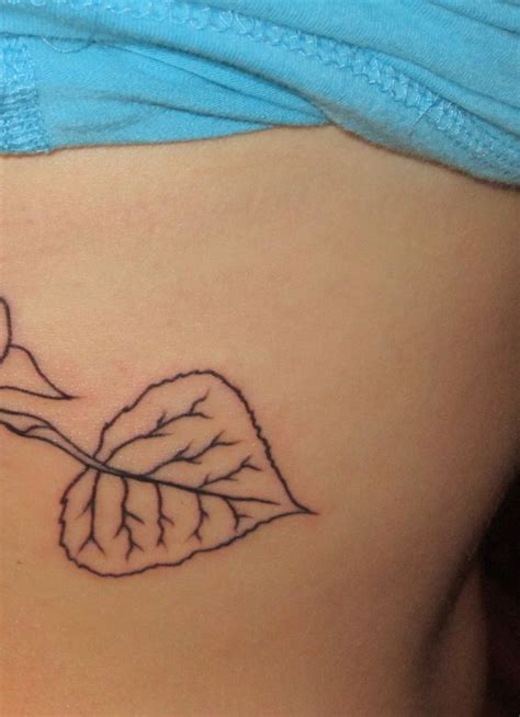 Aspen leaf tattoo | Tattoos, Leaf tattoos, Art tattoo