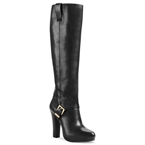 Lyst - Michael Kors Tamara High Heel Dress Boots in Black