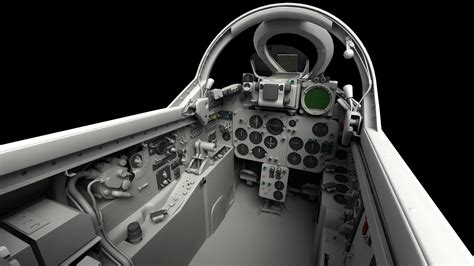 Razbam - MIG 19 3D Virtual Cockpit Preview | With only its 3D shapes, the 3D virtual cockpit of ...