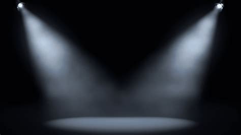 Download Spotlights On A Black Background | Wallpapers.com