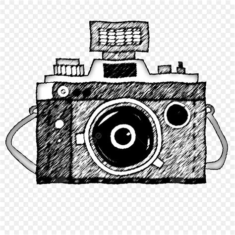 Cute Retro Camera Sketch Style, Camera Drawing, Camera Sketch, Camera PNG Transparent Clipart ...