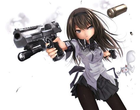 Anime girls with guns | Anime Amino