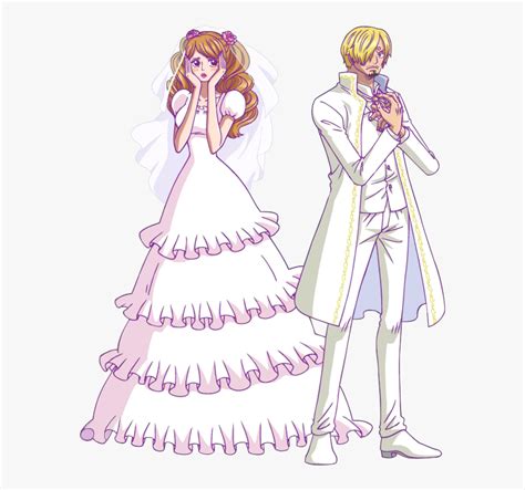 Sanji Pudding Wedding, HD Png Download - kindpng