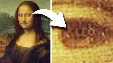 Hidden Pictures In The Mona Lisa