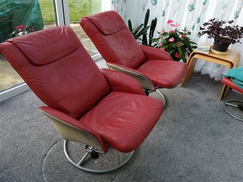 Two Leather Ikea Recliner Chairs | in Alwoodley, West Yorkshire | Gumtree