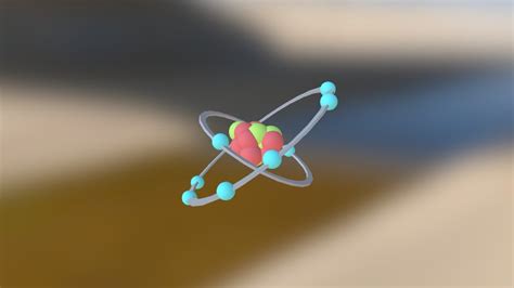 Oxygen Atom Structure Model - 3D model by Ashton McDonald (@spuggle2) [5352b88] - Sketchfab