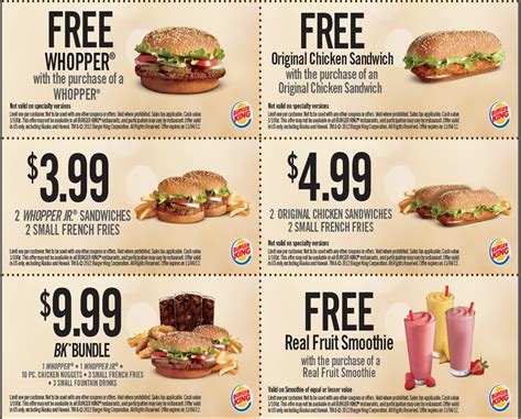 Sheet-Burger-King-Printable-Coupons-May - Burger King Free Coupons Printable | Free Printable A to Z