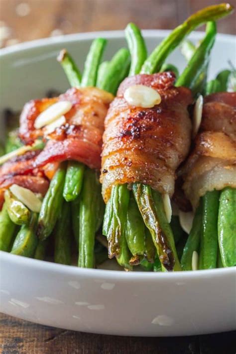 Bacon Wrapped Green Beans - Green Healthy Cooking