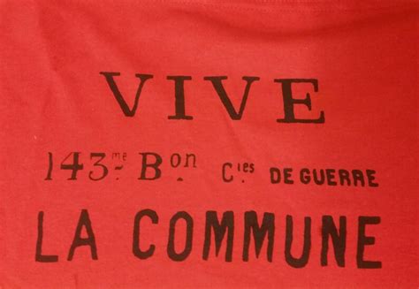 VIVE LA COMMUNE flag t-shirt Paris Commune | Etsy