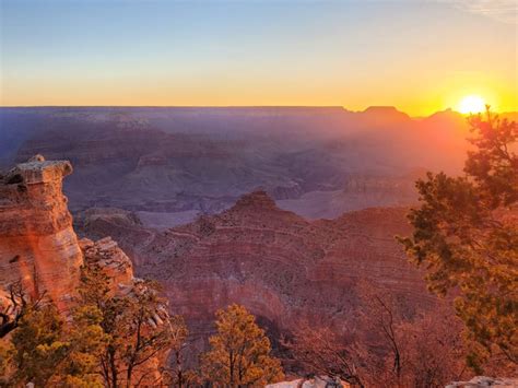 Best place to see the Grand Canyon Sunrise at South Rim • Our Woven Journey