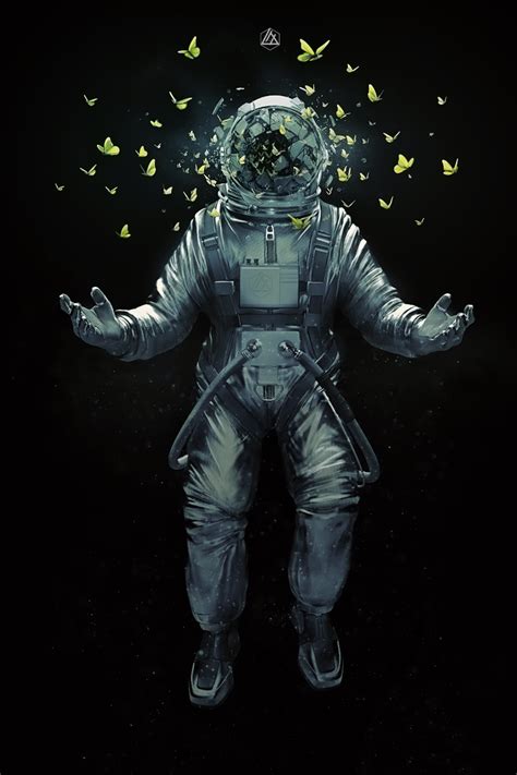 astronaut art illustration