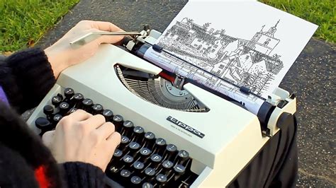 Artist Makes Amazing Images with a Vintage Typewriter