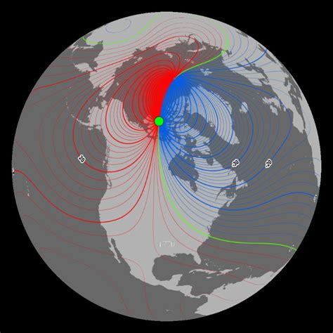 Earth's Magnetic Declination - Science On a Sphere