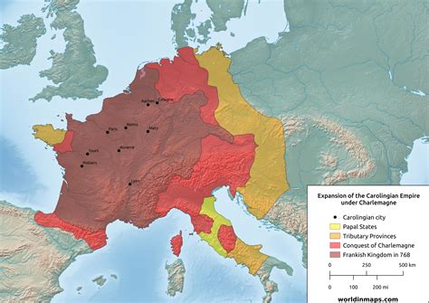 Carolingian Empire - World in maps