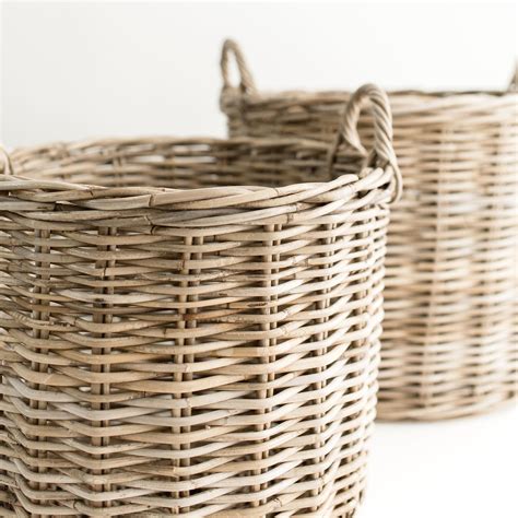 Rattan Basket - Round Large