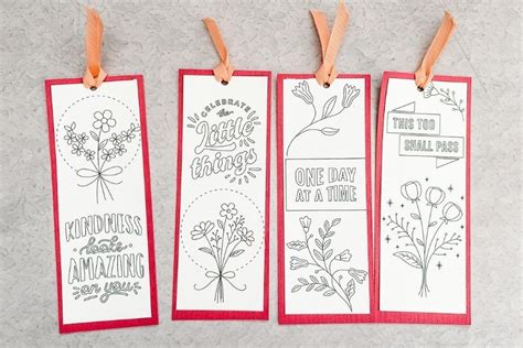 Download your free Printable Quote Bookmarks to Colour | Mum In The Madhouse