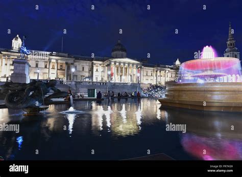 National Gallery, Trafalgar Square, art gallery in London, UK Stock Photo - Alamy