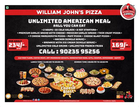 Menu - William Johns Pizza