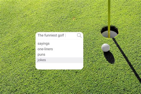 103 Funny Golf Puns And One-Liners Fore A Great Time