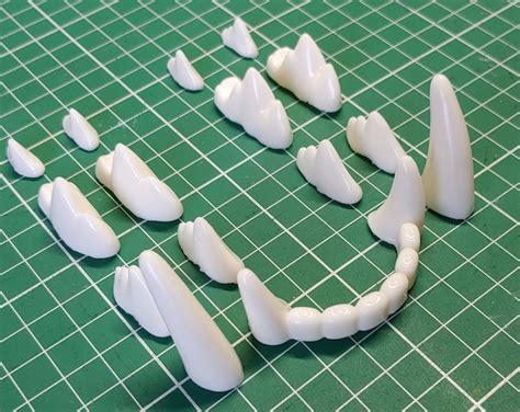 Medium Fursuit Teeth Set - Etsy