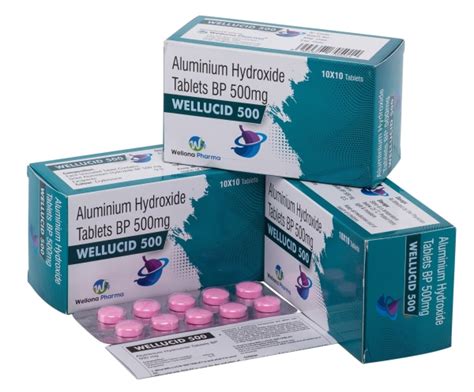 Aluminium hydroxide Tablets Manufacturer & Supplier India