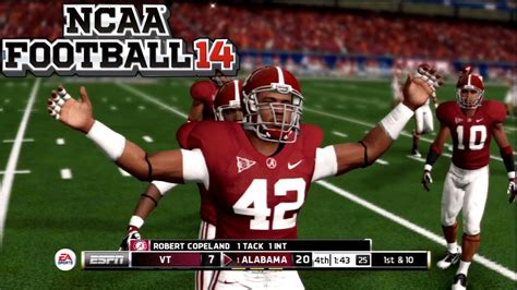 NCAA Football 14 Gameplay (Demo) - Alabama vs Virginia Tech - Gameplay Impressions w/Live ...