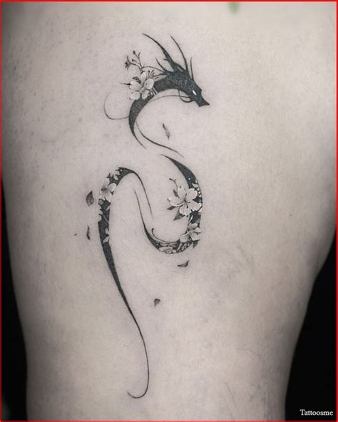 Discover 82+ minimalist dragon tattoo best - in.cdgdbentre