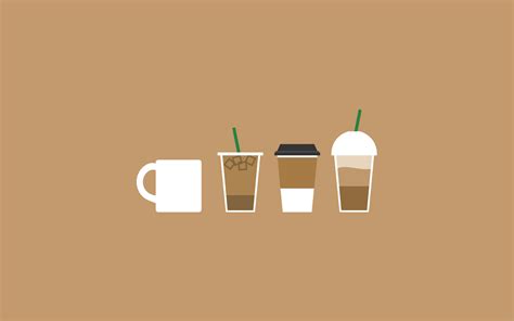 Download Simple Aesthetic Cartoon Coffee Picture | Wallpapers.com