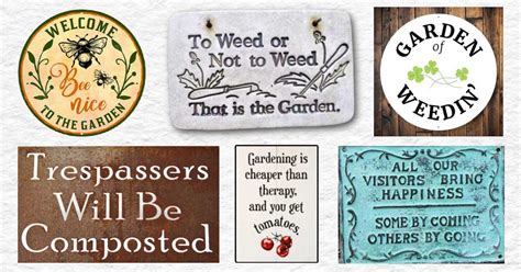 60 Garden Sign Ideas—Funny, Sweet, & Practical