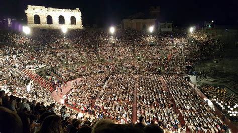 Night has fallen over Arena di Verona - Verona Opera Festival - Veneto ...