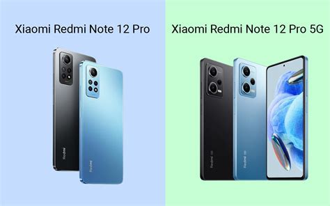 Redmi Note 12 Pro Vs Redmi Note 12 Pro 5G – Apa Bedanya?