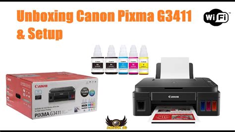 Canon Pixma G3411 Setup