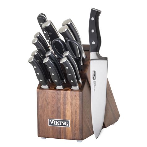 Viking 15-Piece Knife Set With Wood Block - Walmart.com