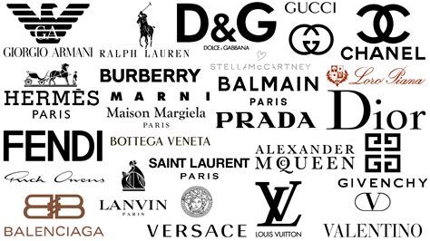 Fashion Brand Logos And Names