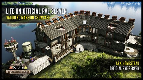 Official PvE Server Build - Valguero Mansion Showcase - YouTube