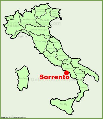 Map Italy Sorrento – Get Map Update