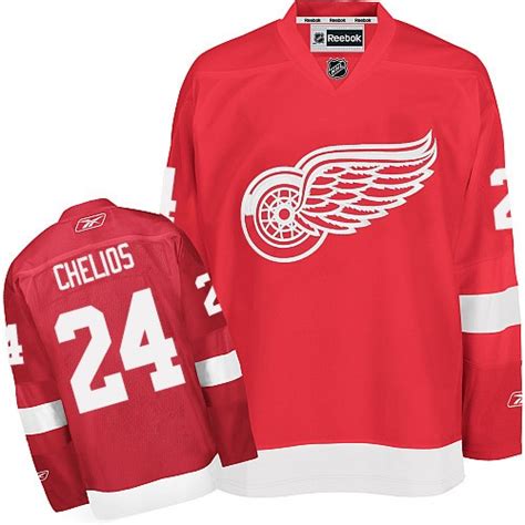 Chris Chelios Detroit Red Wings Reebok Authentic Home Jersey (Red)